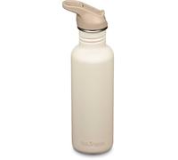 Klean Kanteen Gourde Classic Flip/Sport Acier inoxydable bouchon rabattable anti-fuite Blanc 800 ml