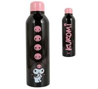Gourde Kuromi 700 ml, Acier Inoxydable, Sous Licence | Sous licence officielle, gourde en acier inoxydable 700 ml, école, travail et déplacements, by Blue Sky Studios