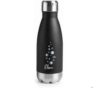 Lacor Bouteille Edan – acier inoxydable double paroi noire – 260 ml, compatible lave-vaisselle