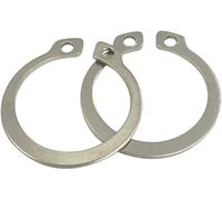 Gourde M8-M18 en acier inoxydable, arbre de Type C, Circlip externe élastique, anneau retenue, rondelle verrouillage à ressort, 50 pièces(M9)