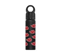 Gourde Magnétique AquaStand RHINOSHIELD 700ml | Gourde Isotherme en Acier Inoxydable avec Bouchon Paille, Gourde de Sport avec Poignée Compatible MagSafe- [Naruto Shippuden/Motif Nuage de l'Akatsuki]