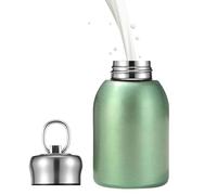 Gourde métallique - Mini gobelet portable sous vide | Bouteille isotherme acier inoxydable | Paroi double pour boissons chaudes ou glacées, petit récipient enfant - garçons, filles, voyages, é