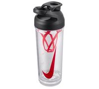 Gourde Nike hypercharge shaker 710 ml - clear/black/bright crimson/bright crimson