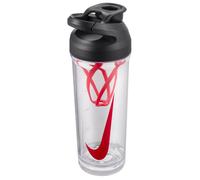 Gourde Nike hypercharge shaker 710 ml - clear/black/bright crimson/bright crimson