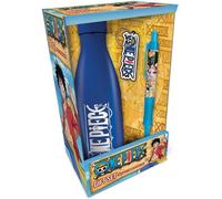 Gourde - One Piece - Vagues en pagaille - Bleu et blanc - 540ml