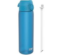 Gourde Paille,500ml/18 oz,Étanche,FacileÀOuvrir,Verrouillage Sécurisé,Lavable au Lave-vaisselle,Sans BPA,Couvercle Hygiénique,Bleu