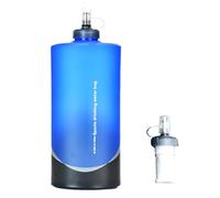 Gourde pliable - Portable pliable, hydratation de voyage | sac à eau avec absorption gravitationnelle, filtre physique en TPU résistant pour alpinisme, randonnée, sac à dos, équipement