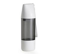 Gourde Portable pour Chien 350ml avec Récipient Nourriture 120ml Anti Fuites sans BPA pour Randonnée Voyage Parc Promenade(White)