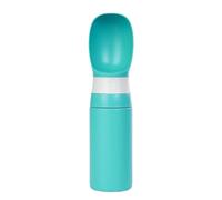 Gourde portable pour chien - Capacité : 400 ml - Bouteille d'eau pour l'extérieur et les voyages - Abreuvoir anti-fuite pour voyage, sac à dos, camping, voiture, été, randonnée, promenade