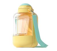 Gourde portable pour chien - Distributeur d'eau bénéfique - Bouteille d'eau pour chien - Bouteille innovante pour les excursions, les promenades et le camping - Alimentation en eau