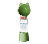 Gourde portable pour chien - Distributeur portable 2 en 1 anti-fuite - Pour promenade, voyage, camping, extérieur, parc, jardin, cour