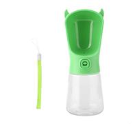 Gourde Portable pour Chien et Chat 350ML, Bouteille d'eau en Forme de Diable, Antifuite avec Joint en Silicone - Utilisation Facile à Une Main, Convient aux Voyages et Activités (Verte)