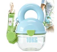 Gourde Portable pour Chien - Gobelet Portable Anti-Fuite avec Sangle | Gourde Chiot | pour Gamelle Alimentation Promenade Voiture Plage Extérieur Camping Parc Jardin Cour
