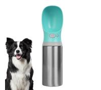 Gourde pour Chien 400ML | Bouteille d'eau pour Chien | Isolation sous Vide Gourde | Bouteille d'eau pour Portable Anti-Fuite Acier Inoxydable 304 Bol d'eau De Voyage pour Et Chat