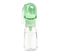 Gourde pour chien avec récipient à nourriture - Bouteille d'eau de voyage pour chiens - Pour les chats, les petites, moyennes et grandes races - Pour les promenades, les randonnées, le camping, les