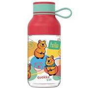 Quokka Bouteille Kids Ice Happy Quokka – fabriquée en Ecozen, crochet acier inoxydable, 430 ml