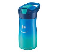 Maped Picnik Concept Kids - Gourde Enfant avec Système de Pipette - Étanche - Ouverture Automatique avec Bouton - Nettoyage Facile - Corps en Acier - 430 ml Inoxydable - Bleu - 430 ml 871203