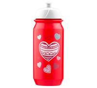 Gourde pour filles de l'école Baagl - Gourde pour les déplacements - sans BPA, 500 ml (cœur)