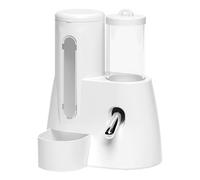 Gourde pour hamster - Distributeur automatique de nourriture - 14 x 10 x 16 cm - 2 en 1 - Distributeur d'eau et gamelle anti-goutte - Grande capacité pour hamsters, furets, cochons d'Inde et petits