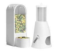 Gourde pour hamster - Distributeur automatique de nourriture pour animaux - Avec gourde, grande capacité - Gamelle et bol pour hamster nain, chinchilla, lapin, hérisson