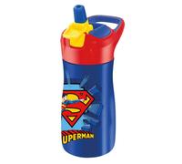 Gourde Résistante Inox 430ml Superman pour Enfants - Maped Picnik - Bouton de Verrouillage - Couleur bleu