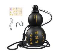 Gourde Rétro Chinois 900ML Bouteille d'Eau Sportive Accrocheuse avec Couvercle pour Randonnée et Salle de Sport