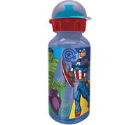 Gourde scolaire Avengers 370 ml, bouteille Marvel légère et réutilisable sans BPA, bouchon hermétique, idéale pour les enfants à l'école, les voyages et les activités de plein air