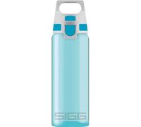 SIGG Gourde en Tritan Total Color Aqua — Étanche, Sans BPA, lave-vaisselle — Bleu 0,6L