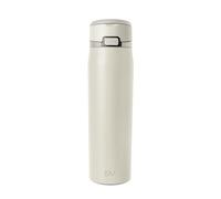 Gourde Simple Modern Mesa Loop avec paille | Bouteilles isothermes en acier inoxydable compatibles avec les porte-gobelets pour les voyages, le sport et l’école | 890ml | Cashew