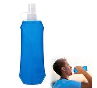 Gourde Souple Sans BPA,Soft Flask,Pliable Flasque,Bouteille D'eau Souple,Bouteille D'eau Pliable,Flasque Running,Poche Hydratation,Bouteille D'eau en TPU Souple pour Running,Vélo,Randonnée,250ML