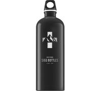 Gourde Sport En Aluminium Wmb Traveller Noir Certifiée Neutre En Co2 Convient Aux Boissons Gazeuses Étanche & Légère Sans Bpa 1,5l