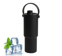 Gourde thermique - 735 ml avec revêtement en céramique, acier inoxydable 304 de 9,8 pouces, flacon sous vide | Voyage chaud et froid à café étanche à thé Sport Palest