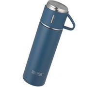 Gourde Thermique sous Vide 500ml Acier inoxydable Filtre à Thé Bleu Bleu