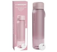 Gourde Tritan 1000 ml - Wessper B2 TRITAN Actitex™ bouteille filtrante rose