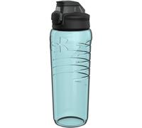 Under Armour Bouteille d'eau de 710 ml, couvercle professionnel, incassable, résistante aux taches et aux odeurs, bleu brise