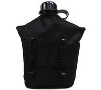 Gourde us 1 litre avec housse noire Noir G