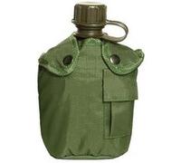 Gourde us 1 litre avec housse vert olive vert olive G