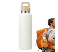 Gourdes Isothermes en Acier Inoxydable,Gobelet Isotherme en Acier Inoxydable 600ml,Flacon Isotherme de Voyage - Pour Extérieur Voyage Camping Randonnée Pêche Sports Maison Salle De Sport Bureau