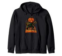 Gourdzilla Halloween Kids Boys Citrouille Jack O Lantern Kaiju Sweat à Capuche