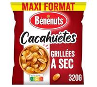 Gourmandises Apéritives: Bénénuts Cacahuètes Grillées 320g - Savoureux en-cas croquants - Idéal pour partager entre amis! - Le Lot De 4