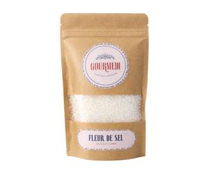 Gourmedi Flor de Sal 250 g - Fleur de sel du Portugal, récoltée à la main dans les salines de Castro Marim (Algarve), sel marin non raffiné