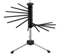 GOURMEO par PAGILO Séchoir à pâtes jusqu'à 2 kg, 14 échelons extensibles, tige de transport intégrée, pliable - séchoir à spaghetti Noir