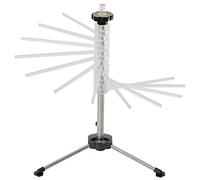 GOURMEO Séchoir à pâtes pour pâtes jusqu'à 2 kg - 14 échelons Extensibles - Tige de Transport intégrée - Pliable - séchoir à Spaghetti