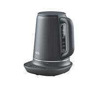 AEG Bouilloire 7 niveaux de température, 3 arrêts de sécurité, fonction maintien au chaud, 1,7 l, anti-goutte, nettoyage facile, base à 360°, antidérapante, indicateur LED, gris, K7-1-6BP