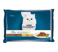 GOURMET Aliment complet chat en sauce 4 x 85 g