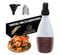 Gourmet Easy Pinceau en Silicone avec Distributeur, BBQ & Pâtisserie