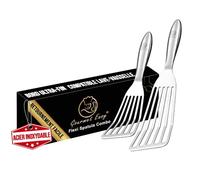 Gourmet Easy Set de Spatules Cuisine Inox, Bord Fin, Échange 5 Ans