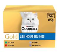 GOURMET GOLD Mousselines 24x85g - lot de 4