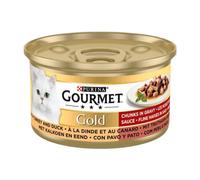 GOURMET GOLD Fin Mousse Poulet/Canard 24x85g