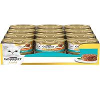 Gourmet Gold Galettes Aliment Complet avec Thon pour Chats Adultes, 24 x 85 g
